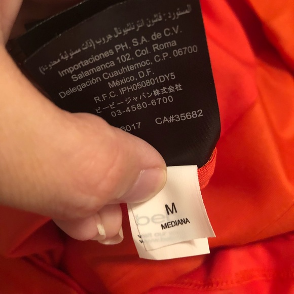 Bebe Orange Mesh Side Insert Dress 💋Re-Posh 💋 - Picture 6 of 8